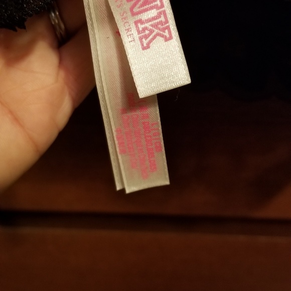 PINK lace black bra - Picture 3 of 4